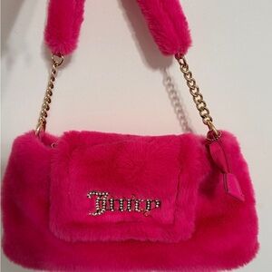 Pink fluffy Juicy Couture Bag